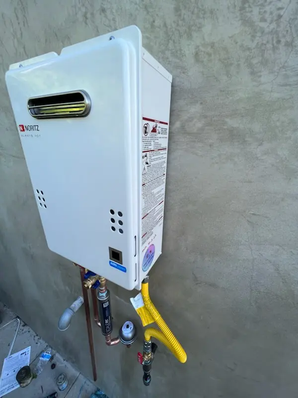 Tankless water heater installation for Yorba Linda homes